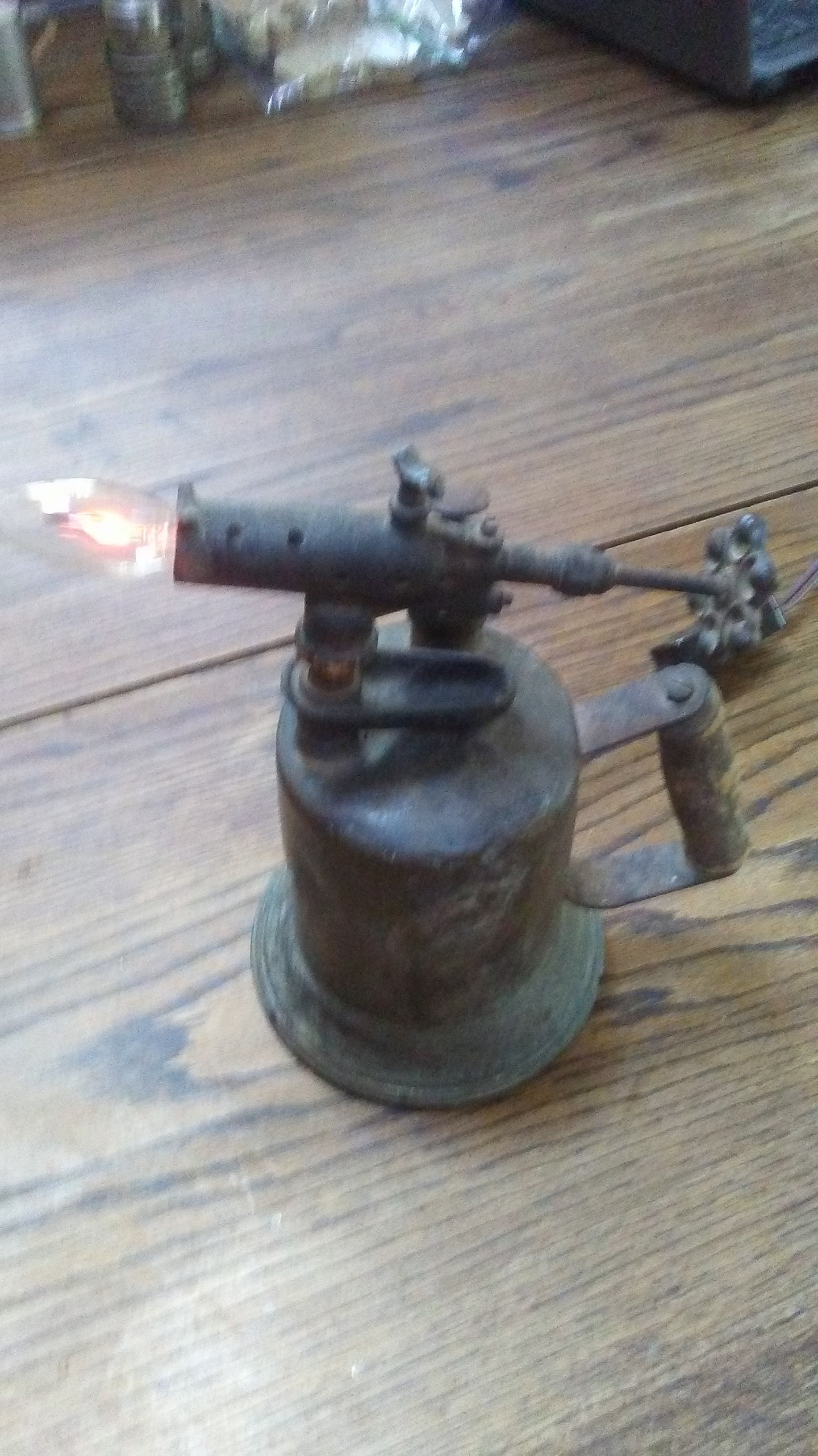 Antique Blow Torch Light Etsy Canada