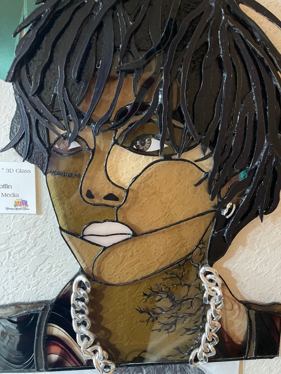 BTS Taehyung “On” 3D Stained Glass Portrait (Free UPS shipping to US locations)