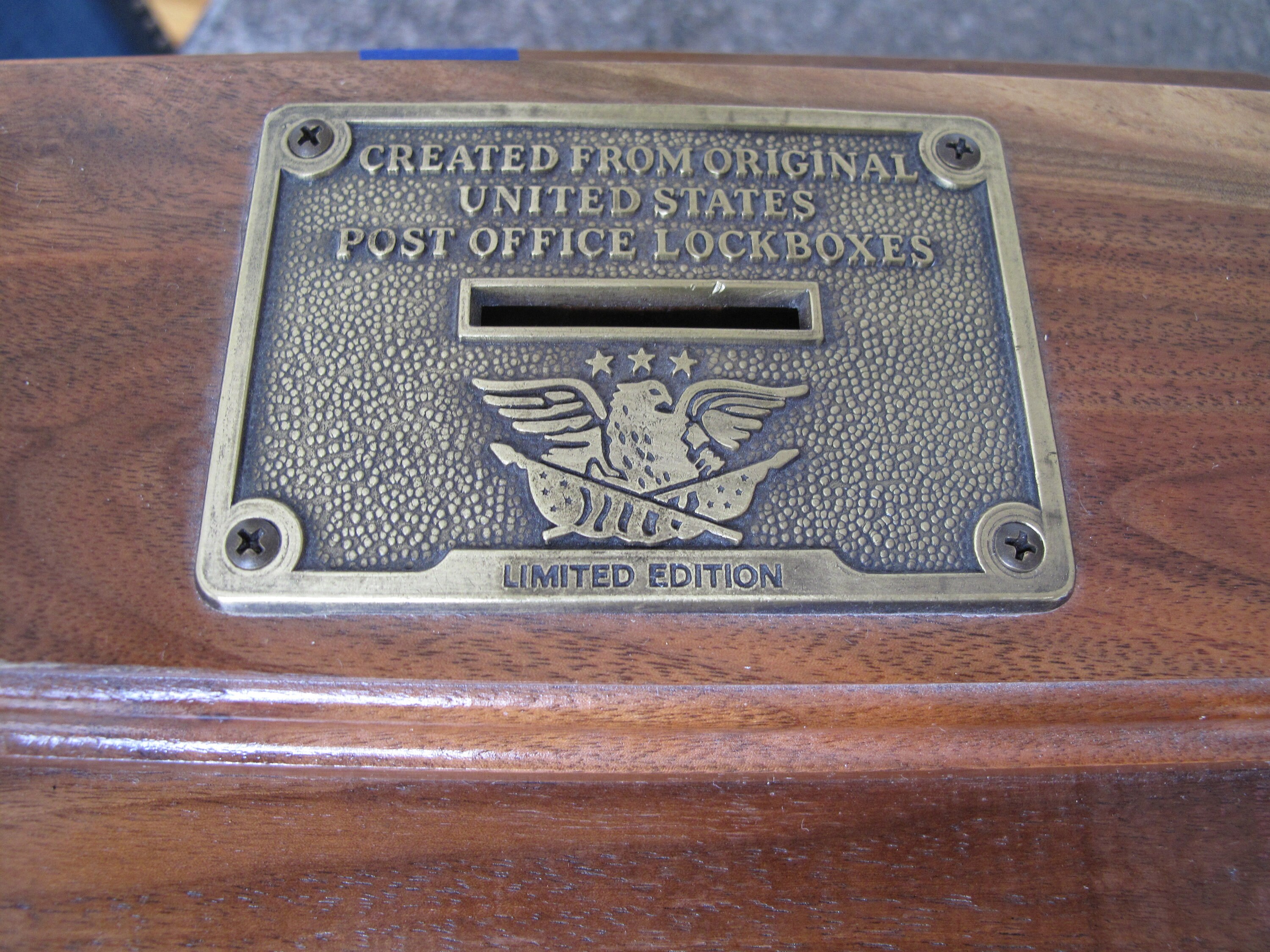 Handmade Official U.S. Post Office Box Bank Keepsake Box With Etsy