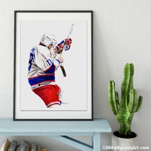 Teemu Selanne // The Hunt // Winnipeg Jets // Hockey // NHL // Watercolour Painting