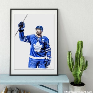 John Tavares // Toronto Maple Leafs // Hockey // NHL // Aquarell Malerei