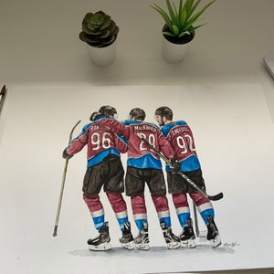 Colorado Avalanche Stanley Cup watercolor, Colorado Avalanche wall art –  Capital Canvas Prints