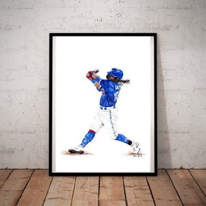 Freddy Galvis // Toronto Blue Jays // MLB // Baseball // Watercolour Painting