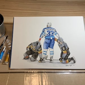 BEST SELLER!!! // Dustin Byfuglien // Winnipeg Jets // Hockey // NHL // Dipinto ad acquerello