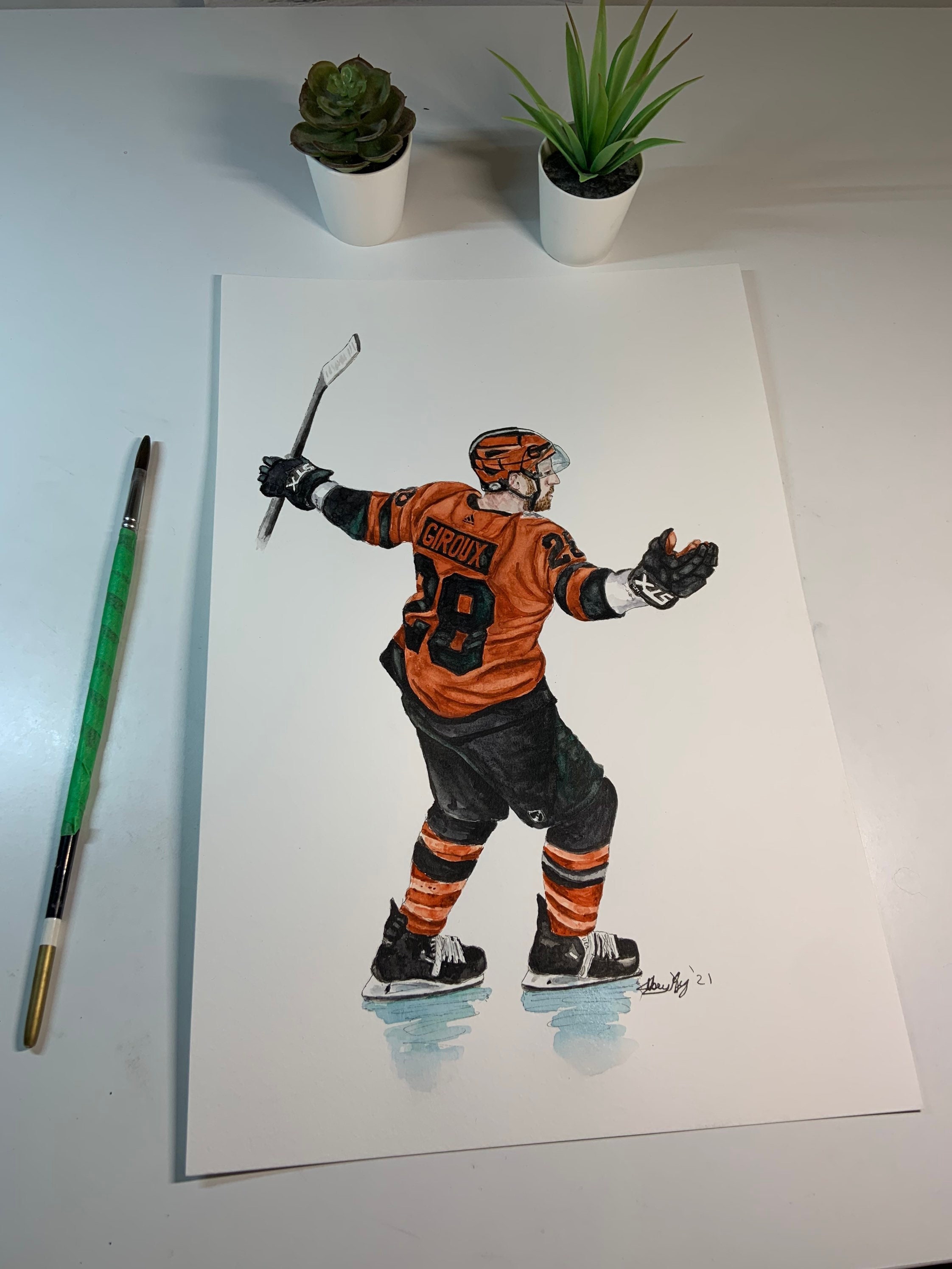 Claude Giroux NHL Memorabilia, Claude Giroux Collectibles, Verified Signed Claude  Giroux Photos