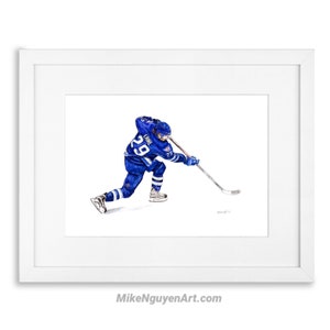 Patrick Laine // Winnipeg Jets // Hockey // NHL // Watercolour Painting