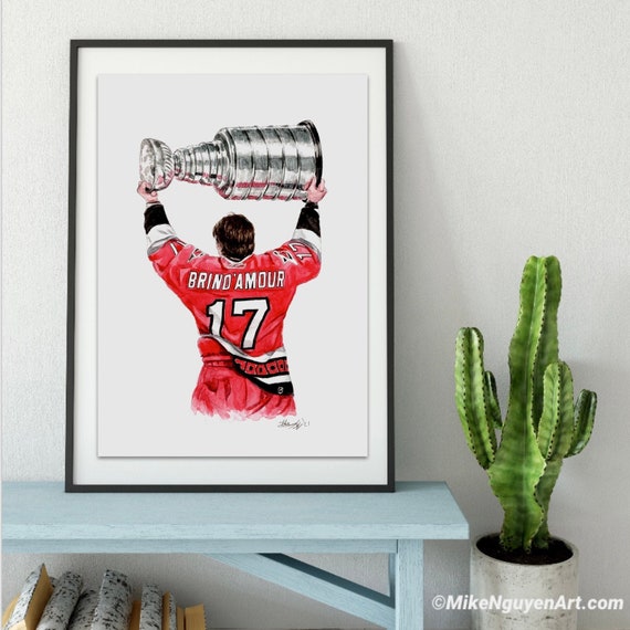 Rod Brindamour Carolina Hurricanes Hockey Nhl Etsy