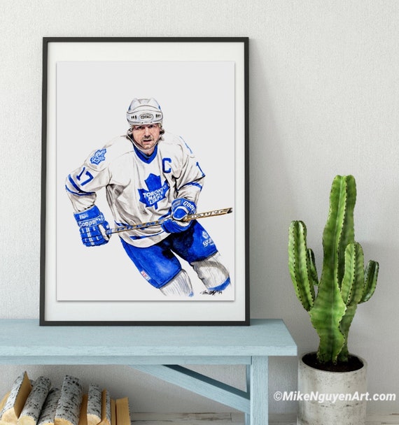 Wendel Clark Toronto Maple Leafs Signed 2 Photo Hockey Collector Frame