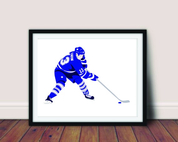 Mats Sundin Toronto Maple Leafs Hockey Nhl Digital Etsy