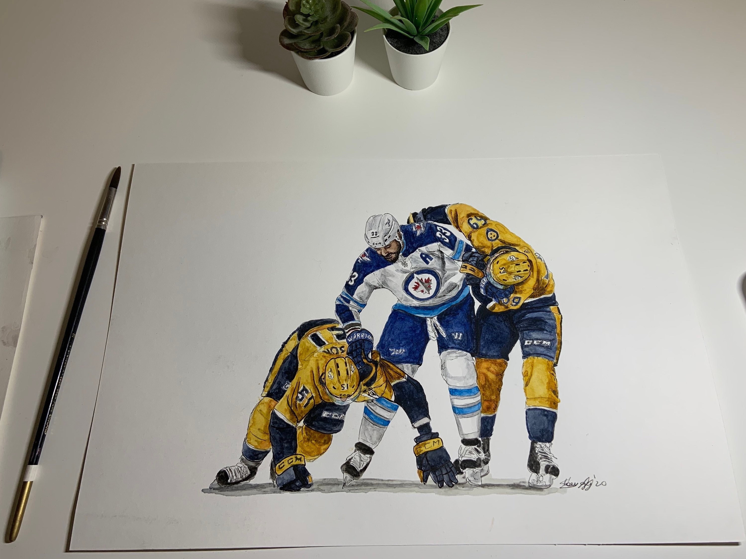 Byfuglien jets jersey top