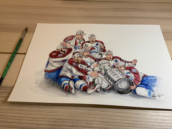 NHL Stanley Cup Western Conference Final Colorado Avalanche x Edmonton  Oilers Art Decor Poster Canvas - REVER LAVIE