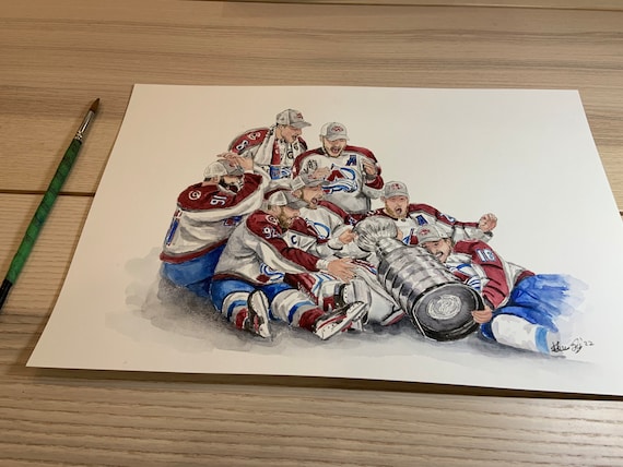 NHL Stanley Cup Western Conference Final Colorado Avalanche x Edmonton  Oilers Art Decor Poster Canvas - REVER LAVIE