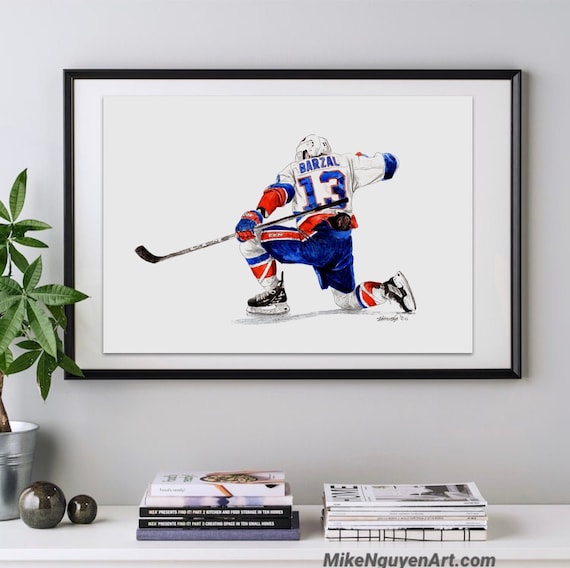 Mathew Barzal 13 New York Islanders ice hockey player poster shirt