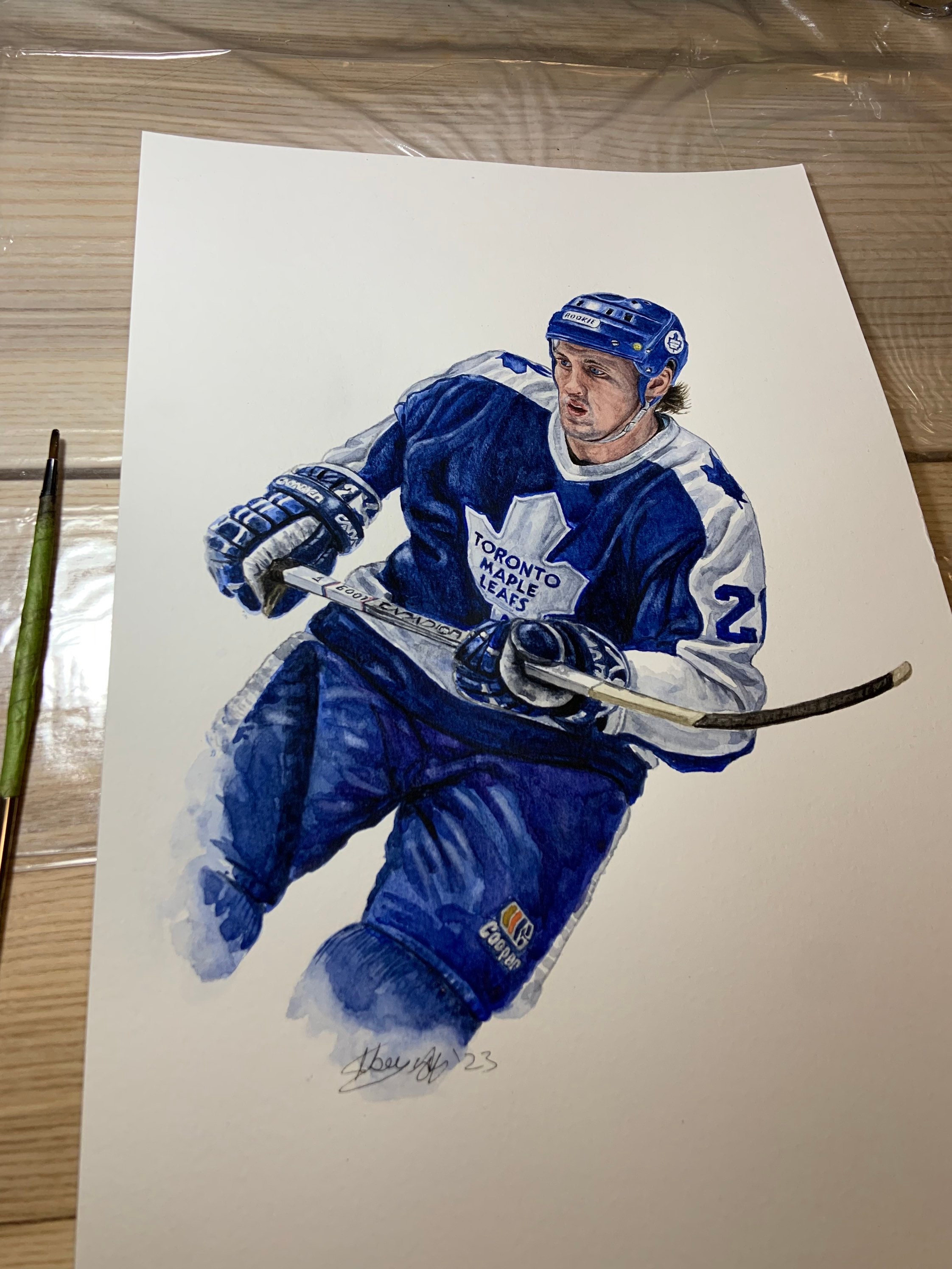John Tavares Hockey Paper Poster Maple Leafs - John Tavares - Sticker