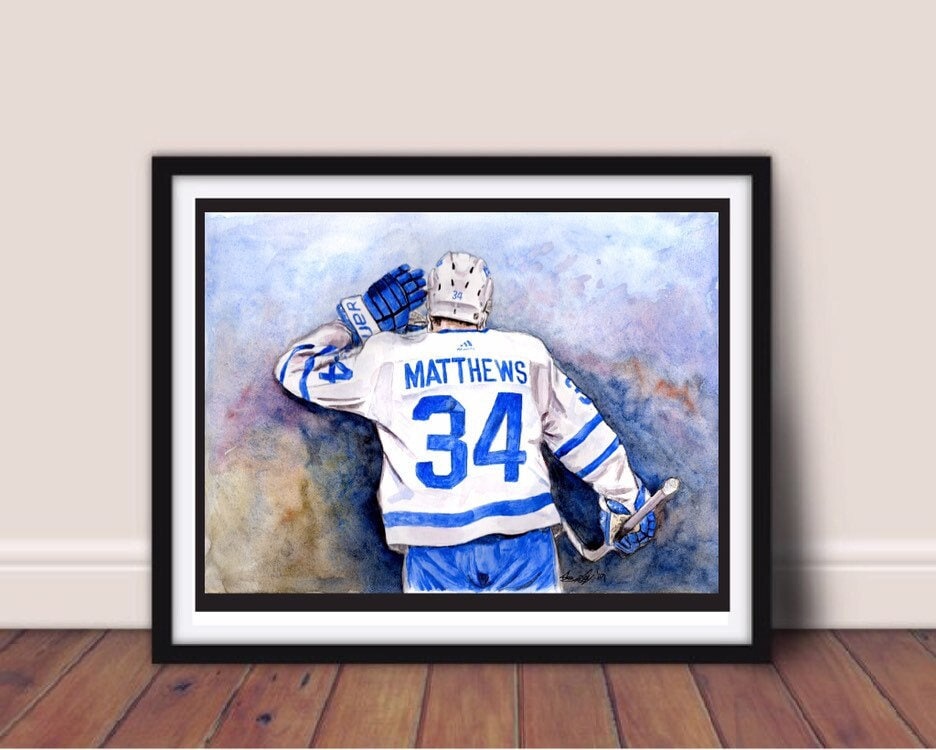 Auston Matthews Toronto Maple Leafs Framed 15 x 17 Player