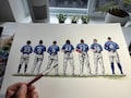Jays Lineup 2025 Playoffs by MikeNguyenArt // Toronto Blue Jays // MLB // Baseball // Watercolour Painting product logo