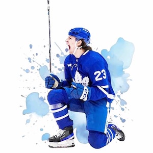 Matthaethe Knies // Toronto Maple Leafs // Hockey // NHL // Digitales Aquarell
