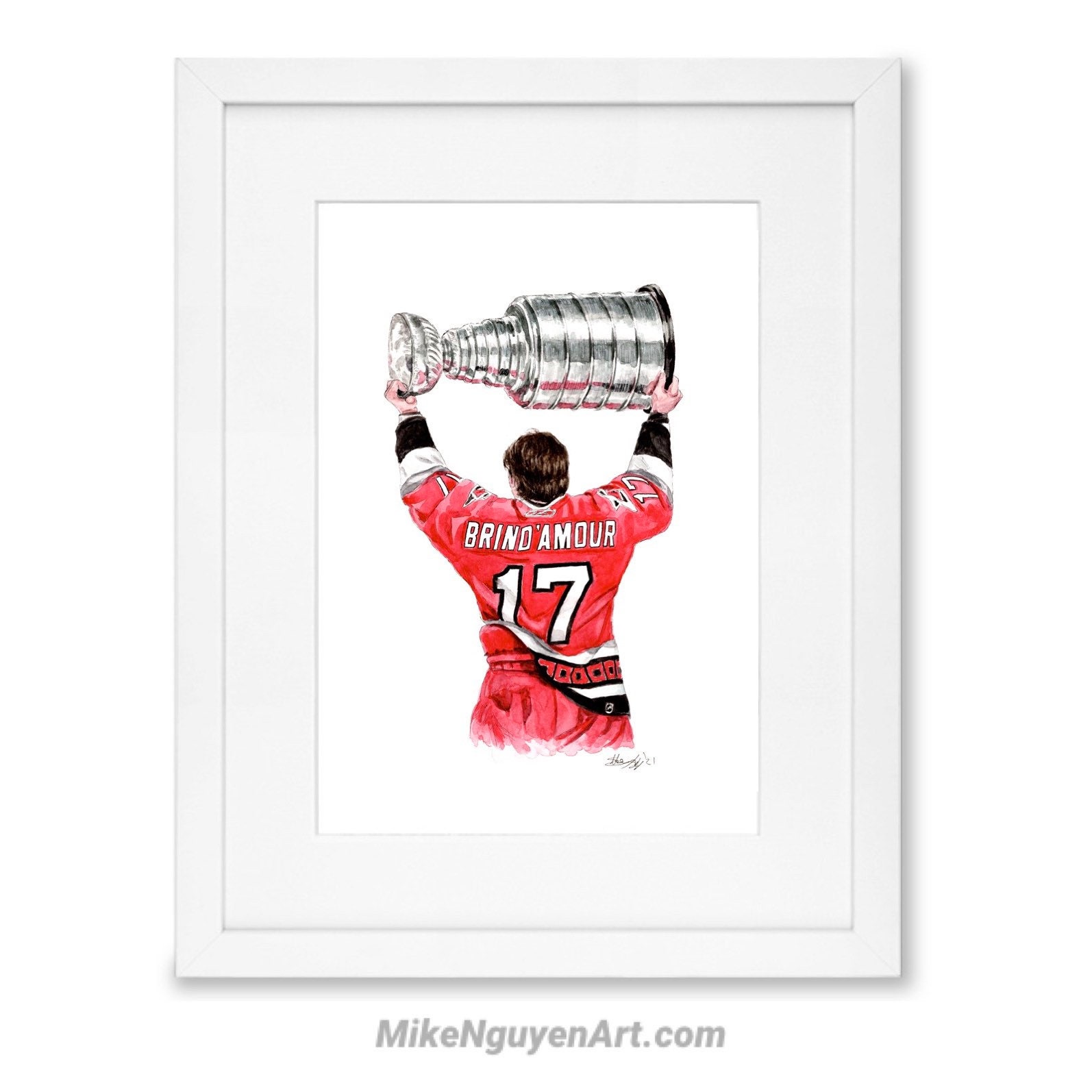 Rod Brindamour Carolina Hurricanes Hockey Nhl Etsy