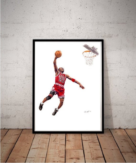 Michael Jordan // Air Jordan // Chicago Bulls // NBA // - Etsy 日本