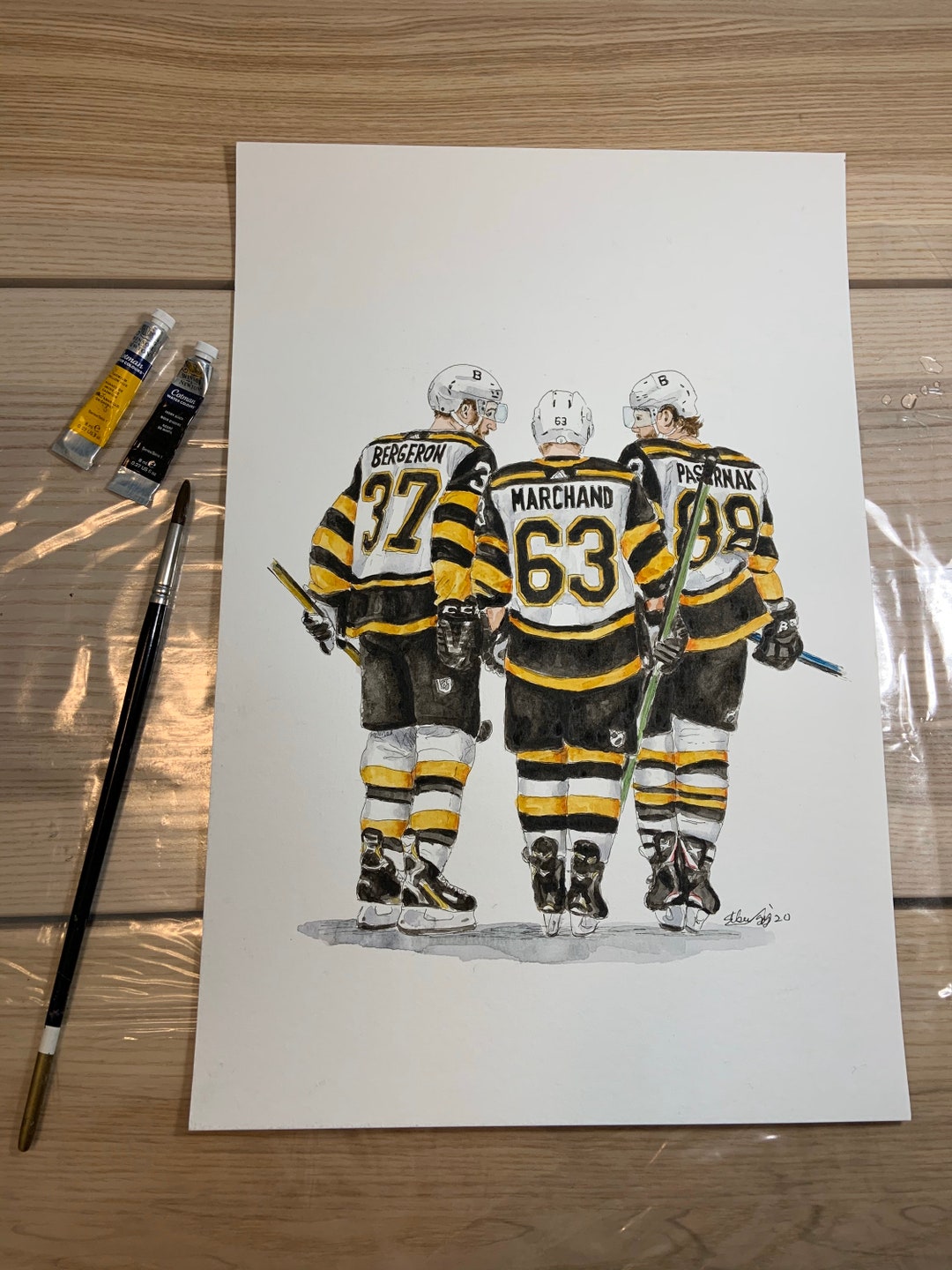 Via the Bruins' Instagram, David Pastrnak's suit game is already