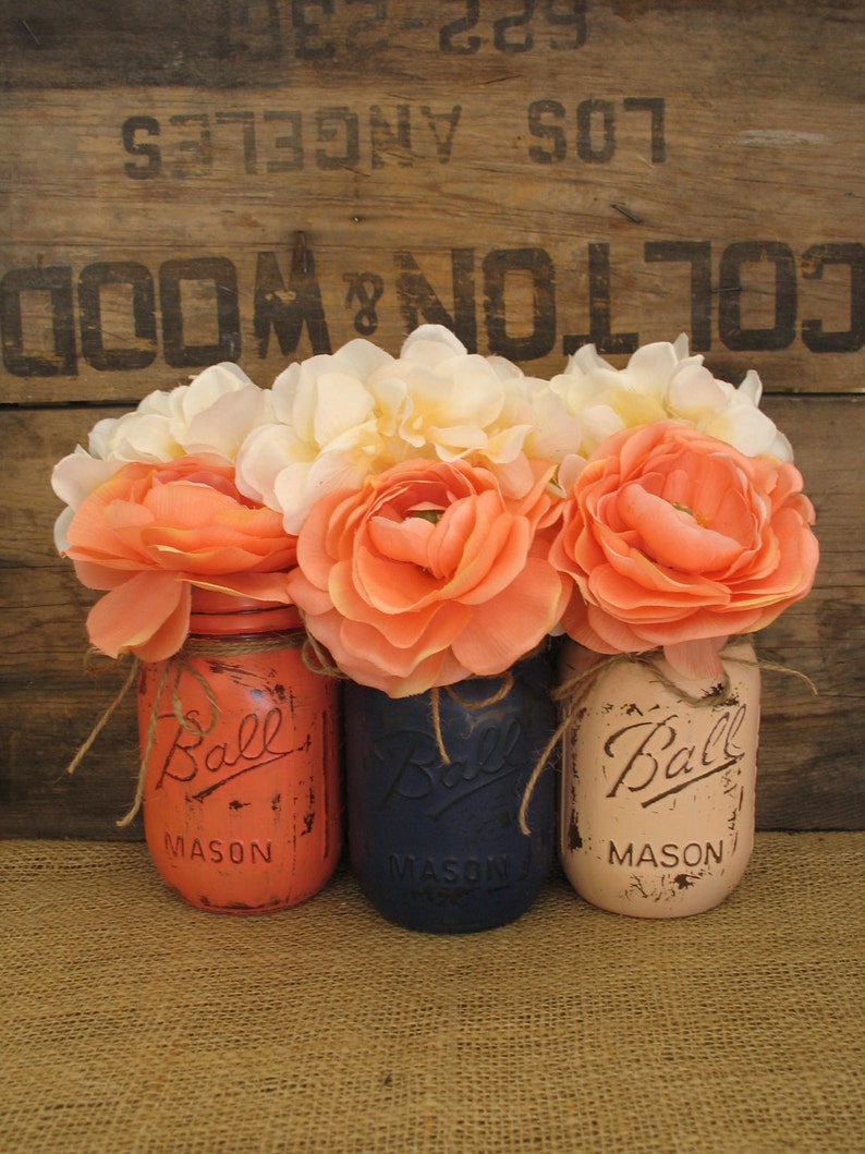 SALE 3 Pint Mason Jars Decorative Mason Jars Wedding Etsy