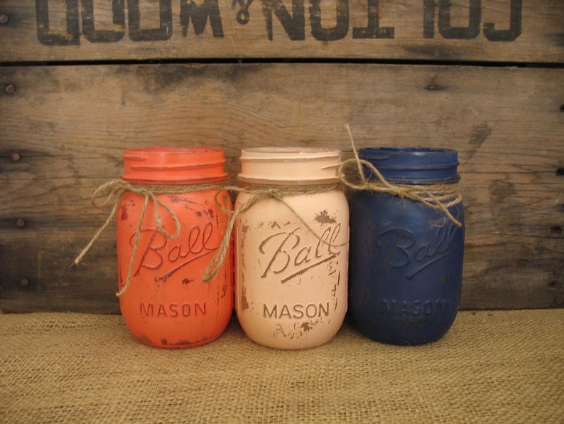 SALE 3 Pint Mason Jars Decorative Mason Jars Wedding Etsy