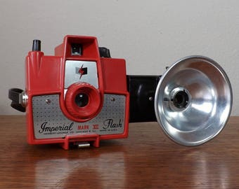 Imperial Mark XII Flash Camera ~ Camera with Box ~ 1950s ~ Herbert George ~ Snap Shot Camera