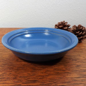Vintage Meyers California Rainbow Fruit Bowl, Blue Ringware (5 3/8&quot;)