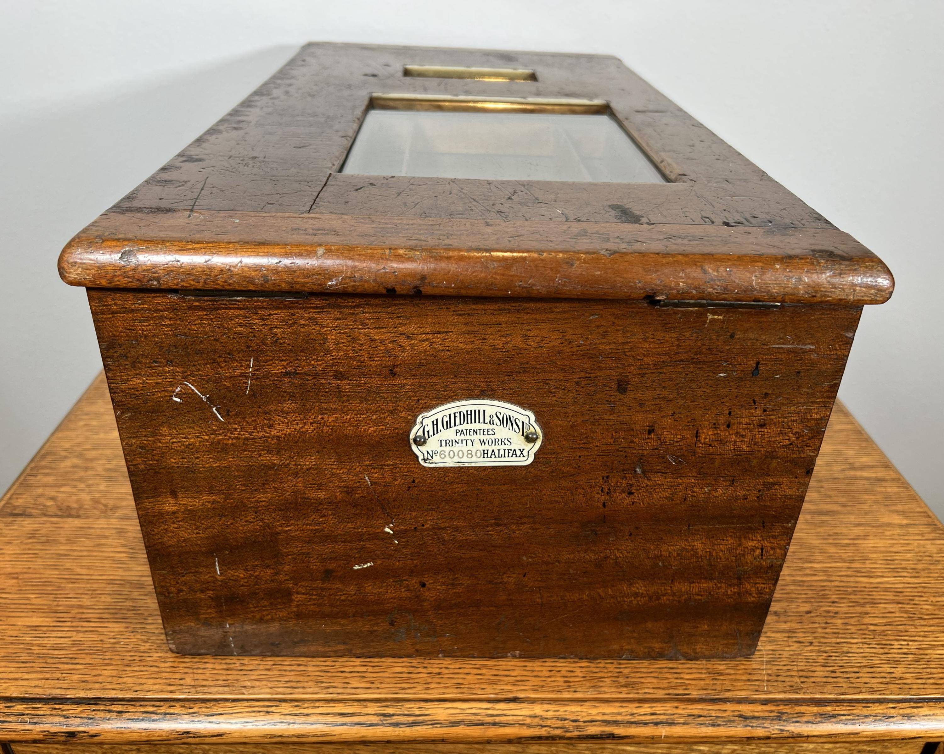 Antique Cash Till ~ Gledhill & Sons Ltd. Halifax, England ~ Cash