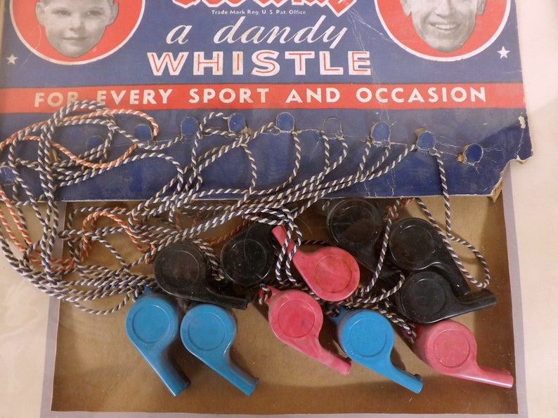 Whistle Display With Whistles Gee Whiz Toy Store Display Etsy