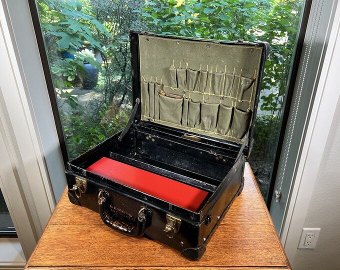 Vintage Bell System Repairman's Tool Box: 1940s Pacific Tel & Tel Case ...
