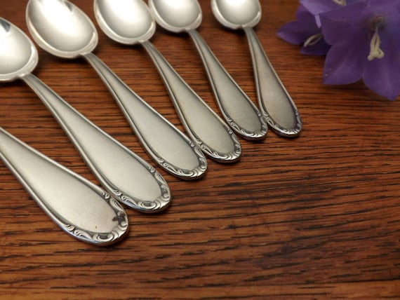 Vintage Silver Plated Teaspoons Set - OKA 100 Otto Kaltenbach