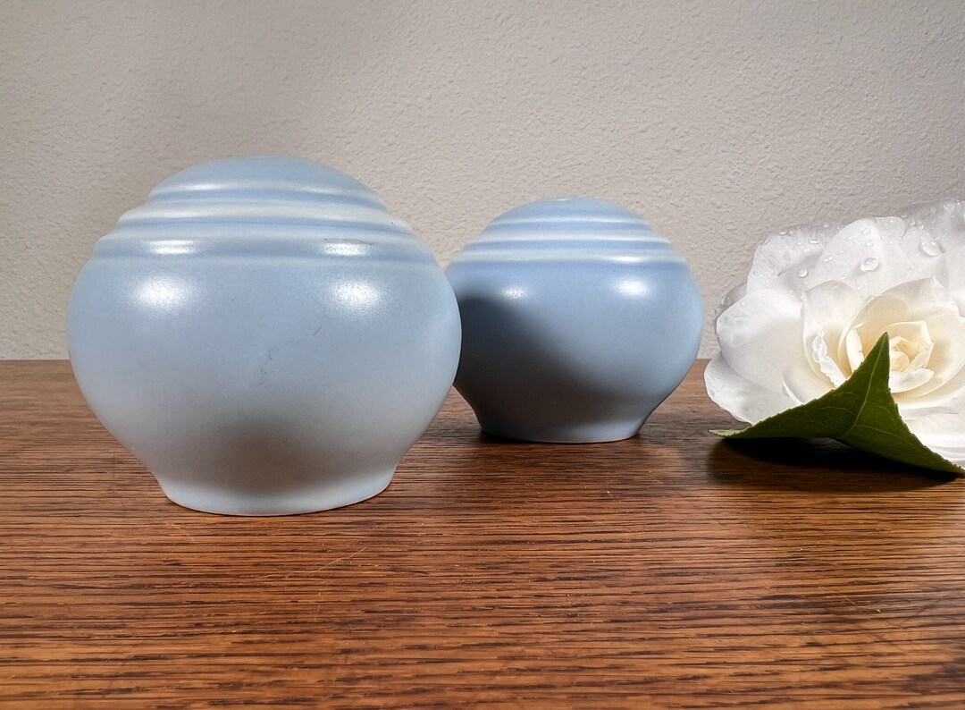 Salt & Pepper Shakers 'terrace Azure' Pfaltzgraff Etsy
