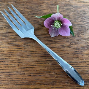 Vintage 'Reverie' Silver Plate Serving Fork - 1937 Nobility Plate