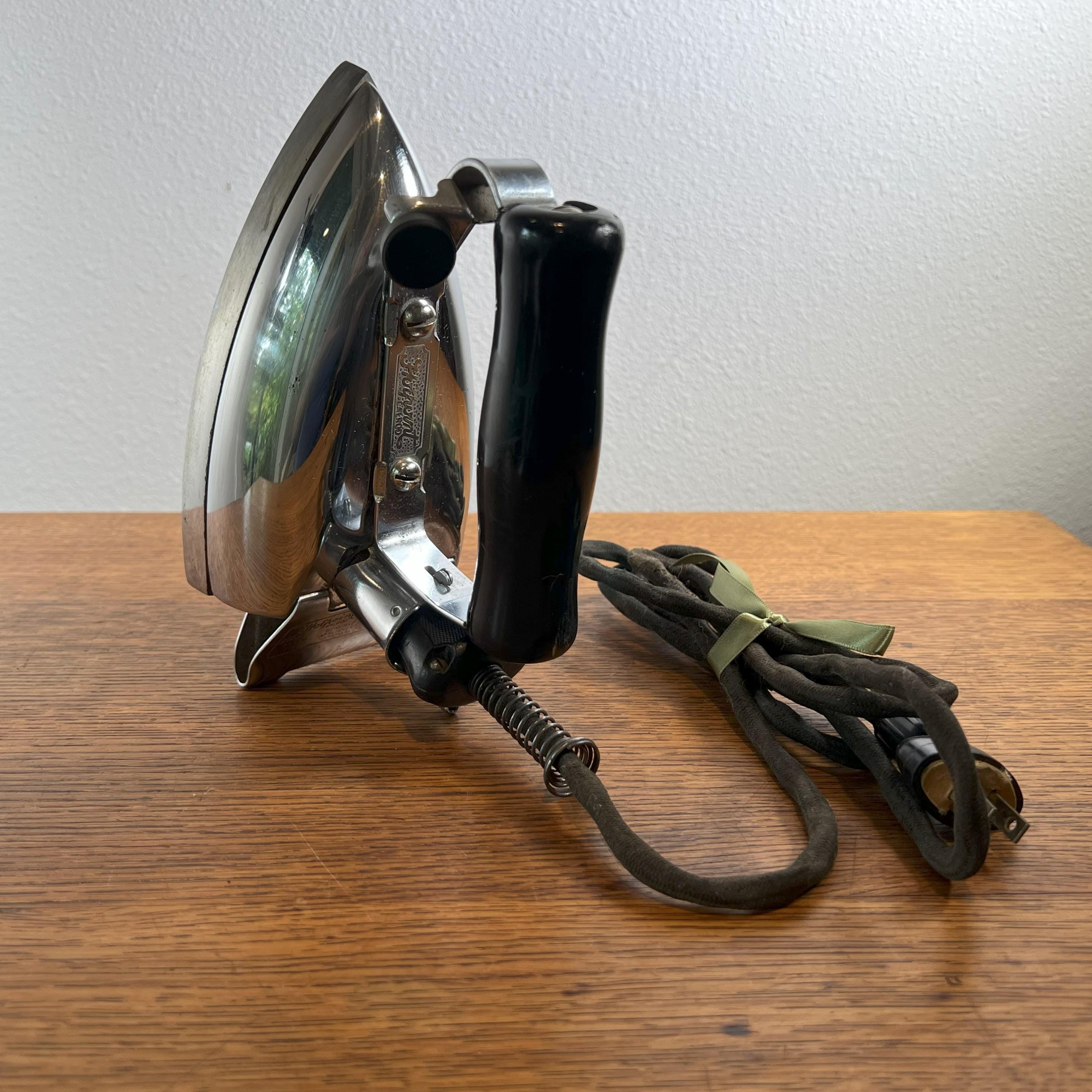 アメリカ　ビンテージ　アイロン　GE PROCTOR WESTERN ゼネラルエレクトリック ヴィンテージスチームアイロン General
