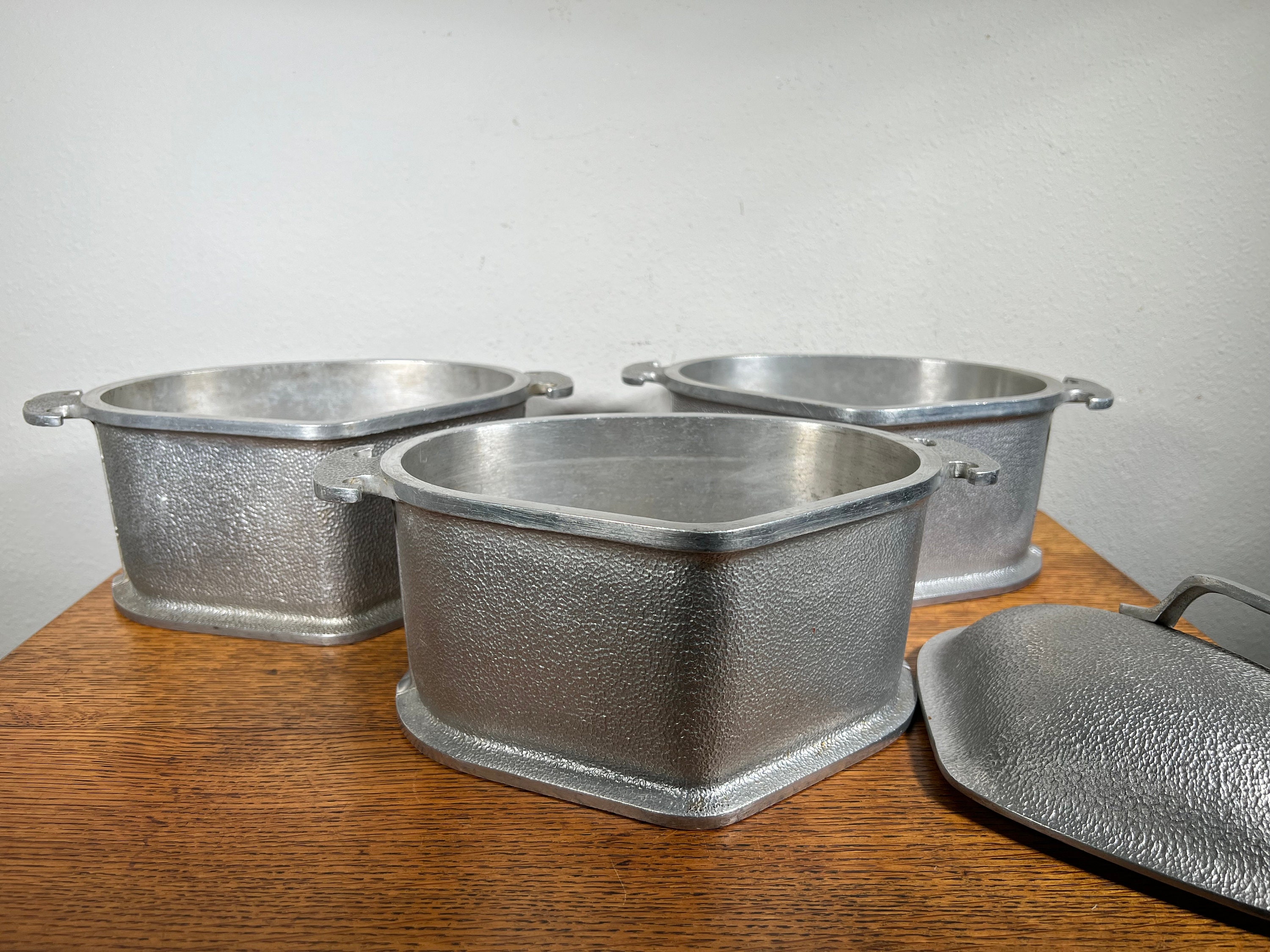 Vintage 15 piece set Guardian Service Aluminum Pots and lids