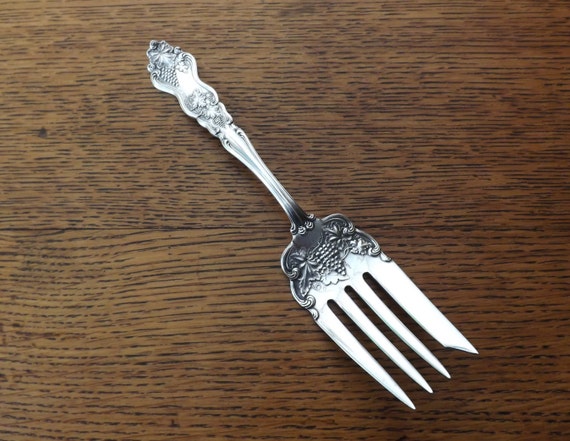 Serving Fork ~ 'moselle' ~ American Silver Co. ~ Silver