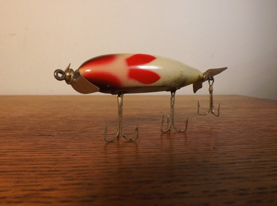 Large Fishing Lure/spinning Propellers & Glass Eyes, 3 Hooks Large Fishing Lure/spinning Propellers & Glass Eyes, 3 Hooks