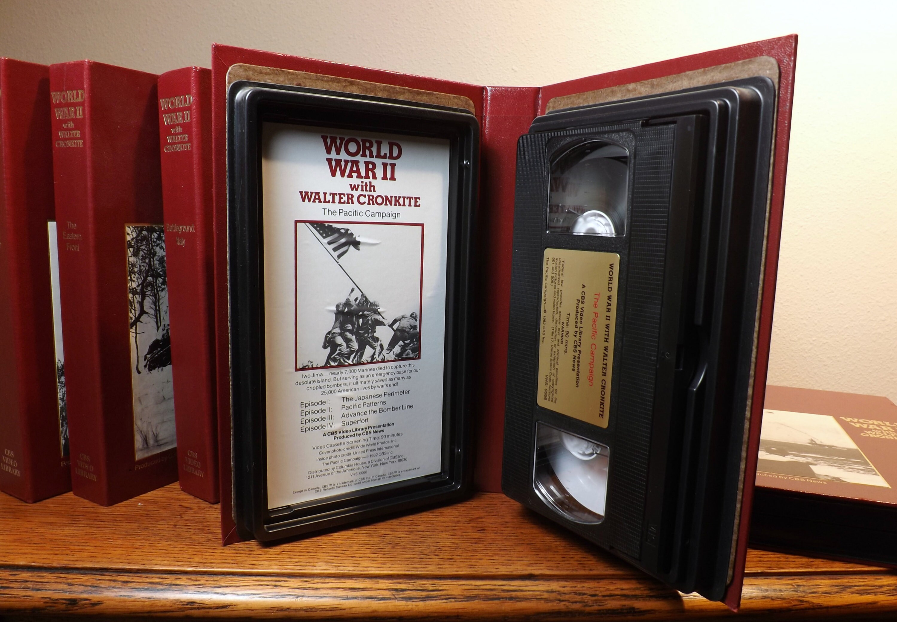 World War II With Walter Cronkite ~ VHS Tape Subscription