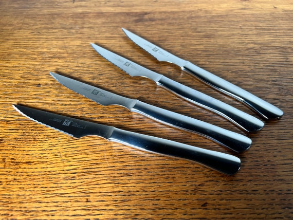 ZWILLING Steak Sets 4-pc, Stainless Steel Serrated Steak Knife Set