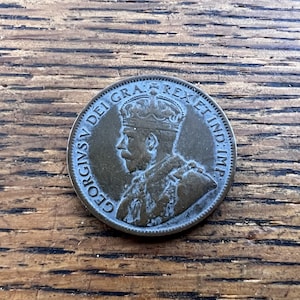 1919 ~ Large Cent ~ Canadian Coin ~ Circulated ~ Coin Collector