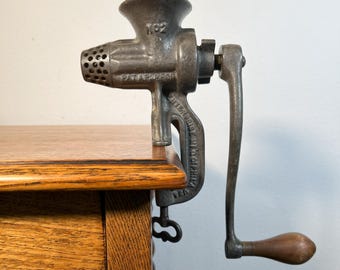 Antique Enterprise #12 Tinned Meat Chopper - Meat Grinder - Etsy