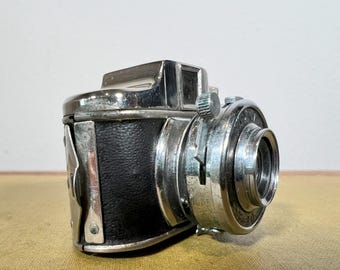 Vintage Mycro Subminiature Camera With Leather Case, 1940s Japan