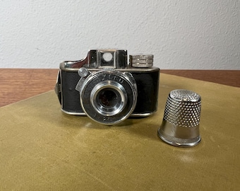 Acmel MX Rare Red Vintage Minox Subminiature Camera in Satin