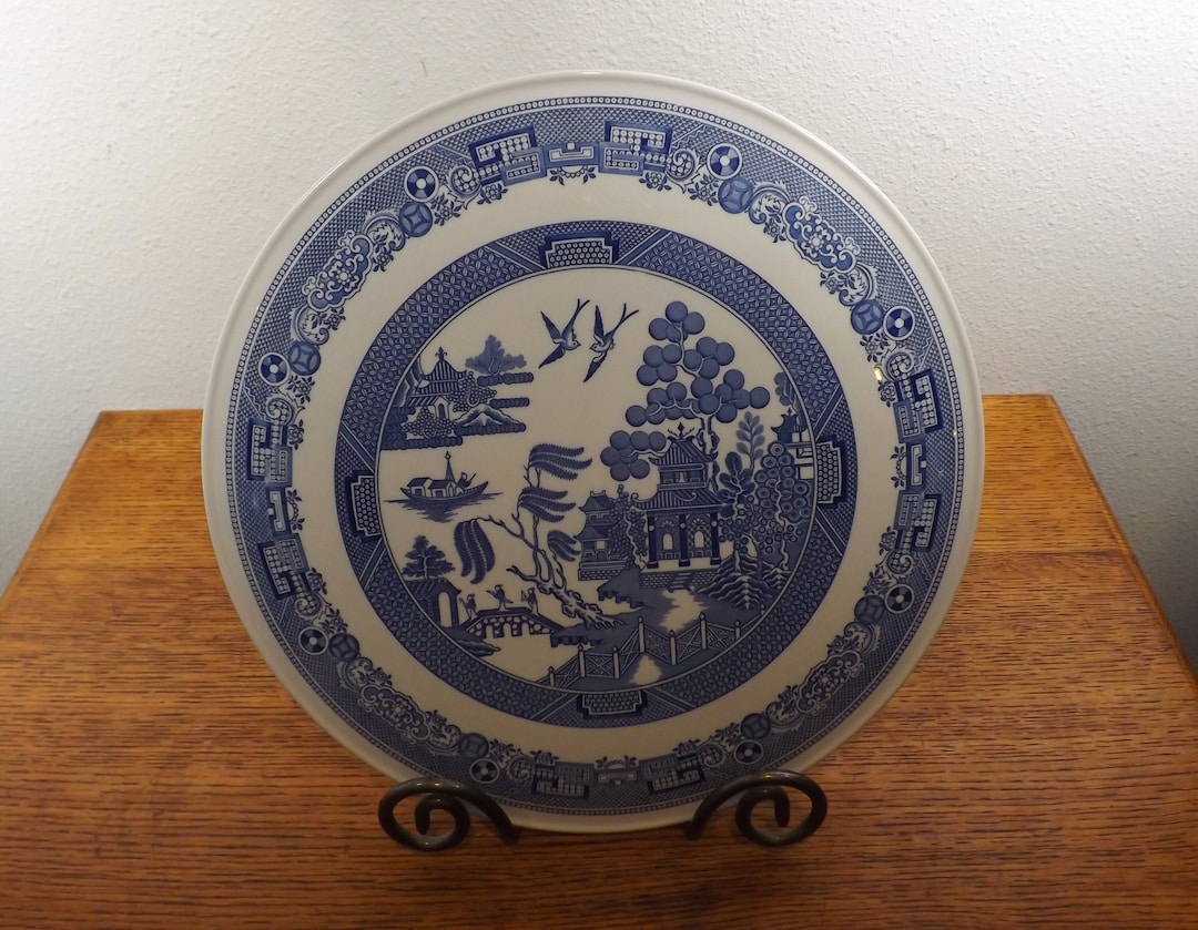 Cake Plate Spode the Blue Room Collection 'willow' Blue on