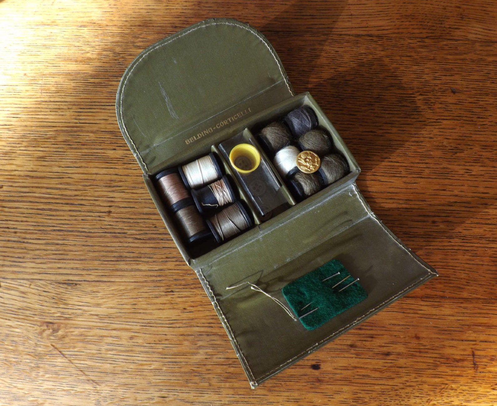 WW II Military Sewing Kit Army Sewing Kit Etsy