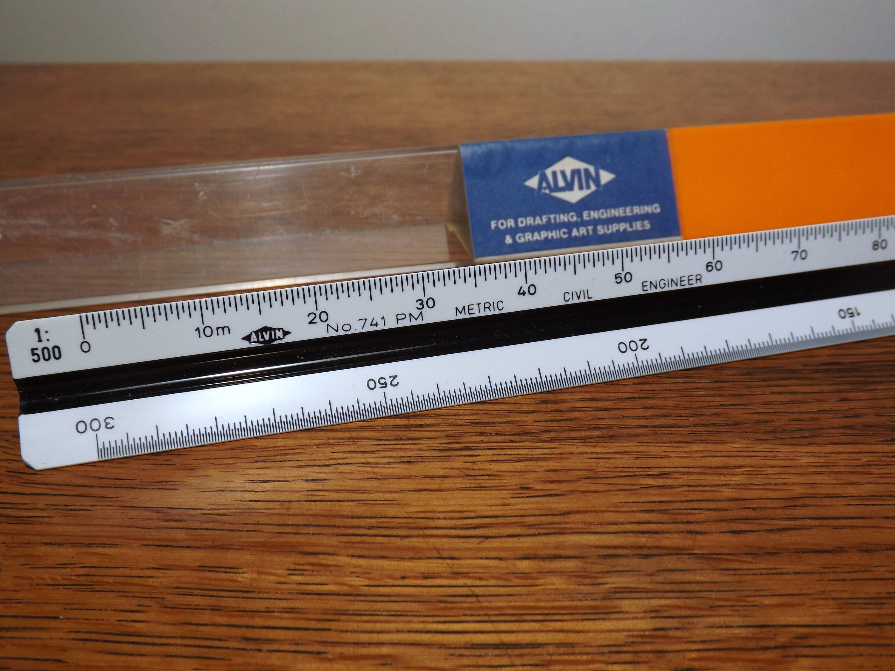 Alvin Triangular Engineer's Scale No. 741 PM: Metric Civil Engineering ...