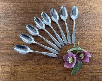 Vintage 'Reverie' Silver Plate Teaspoons - Nobility Plate Set of 8