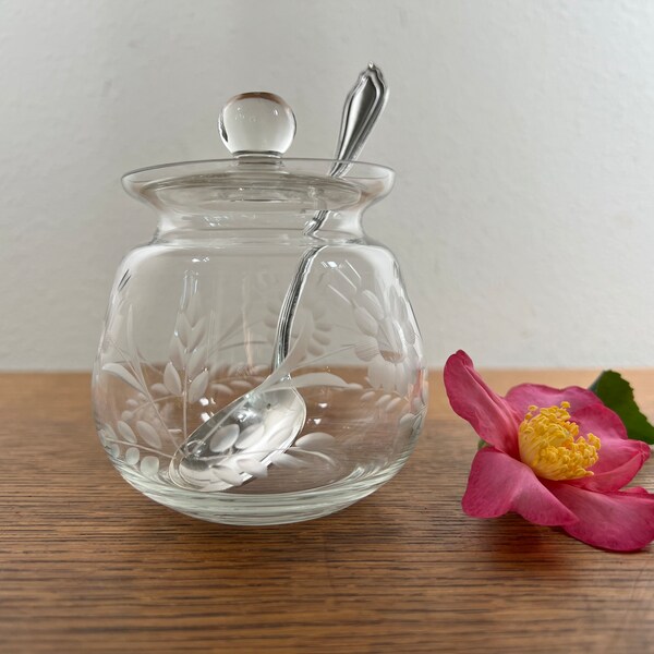 Glass Condiment Jars Etsy