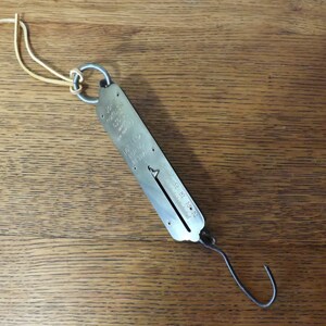 Vintage John Chatillon Hanging Scale: Brass Face, 25 lb Plant Hanger